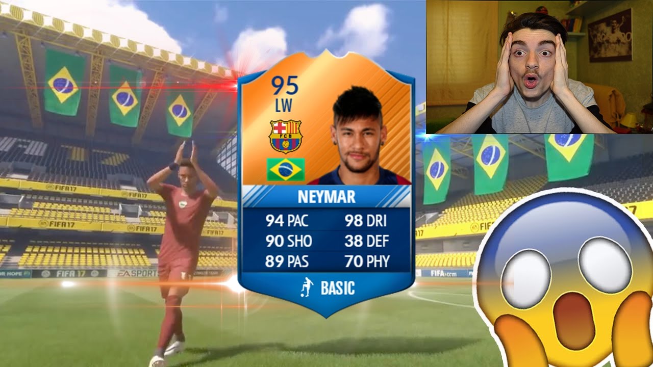 ASSURDO NEYMAR MOTM 95 IN A PACK !!! TOP 5 BEST PACK OPENING! FIFA 17 ITA #82