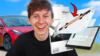 Testing the Most EXPENSIVE Tesla Screen Protector!