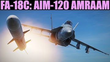 FA-18C Hornet: Aim-120 AMRAAM (VISUAL/STT/TWS) Tutorial | DCS WORLD