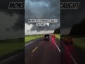 MASSIVE Tornado Touches Down Next to Highway! 🌪️😱 #shorts #tornado #wrg