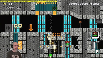 Puzzling Puzzle in a Puzzle lvl by Chezy_Boi / SKX-GFS-G6G / Mario Maker 2 Puzzle solution
