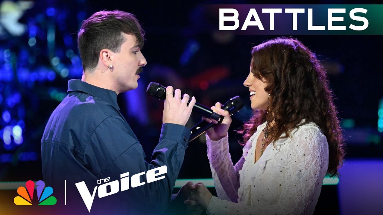 Peyton Kyle and Shan Scott's Sweet Like Honey "Don't Dream It's Over" Duet | The Voice Battles | NBC