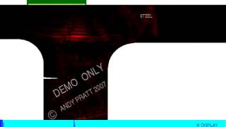 USFD - FLAW WITH 0(ZERO) DEGREE PROBE AND PEAK PATTERN DOWNWARDS