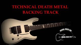 Technical Death Metal Backing track | A Harmonic minor |