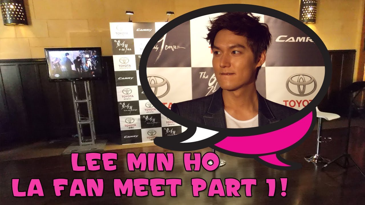Lee Min Ho 이민호 LA Fan Meet (Part 1)