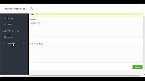 Cara menambahkan maps di website anda dengan onfanel.com