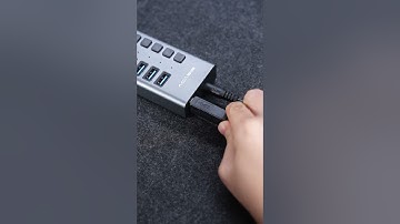 16 Ports USB 3.1 Hub with Individual On/Off Switches Splitter#tech #pc #computer #laptop #acasis