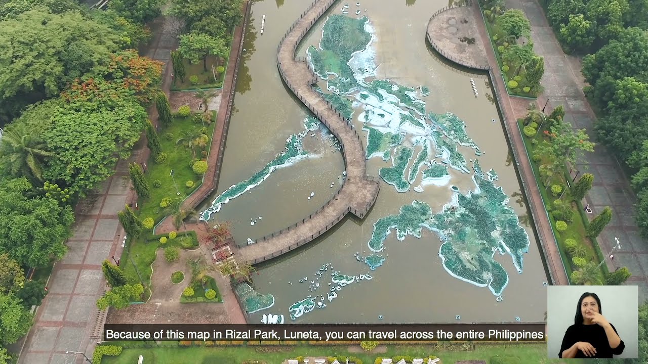 Relief Map Of The Philippines Rizal Park