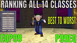 EverQuest P99 Ranking ALL 14 Classes from Best to Worst / Project 1999 EQ best classes in my opinion