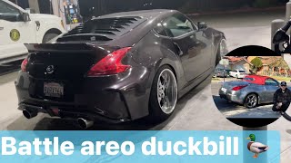 370z paint matched @BattleAero (duck bill)  wing on the z