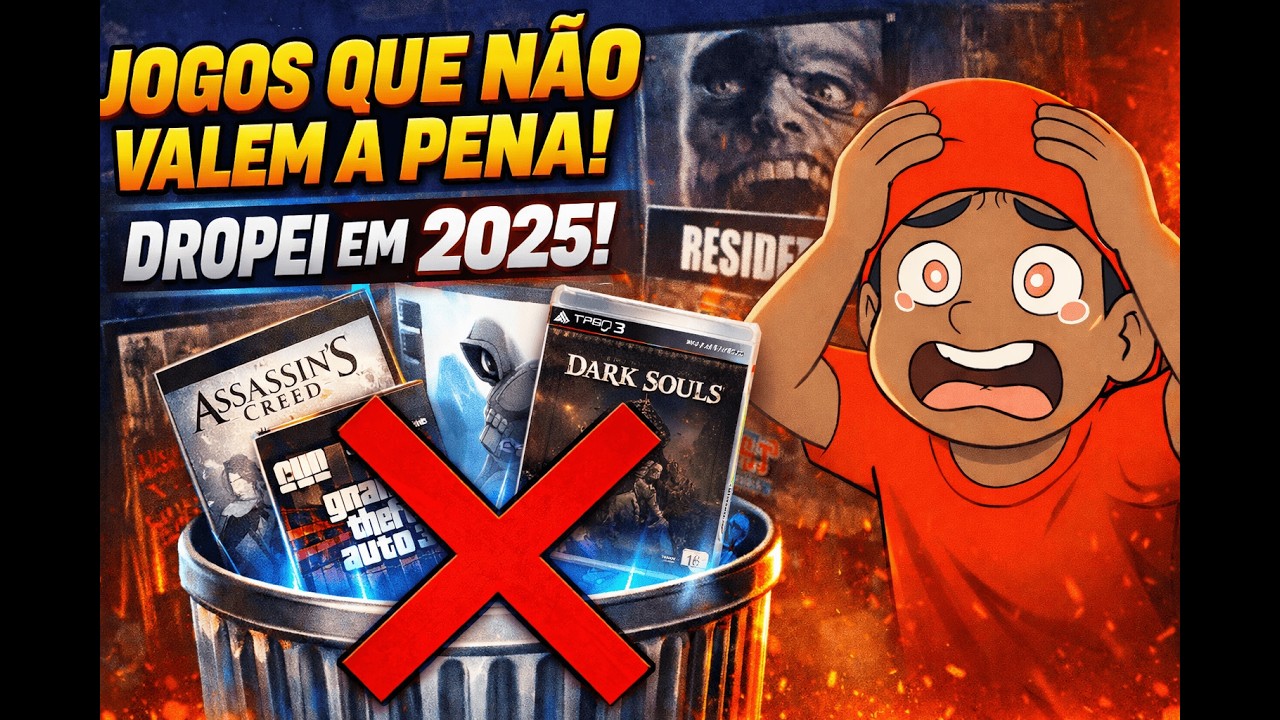 Tentei Rejogar Clássicos e Me Arrependi: Jogos Dropados de 2025