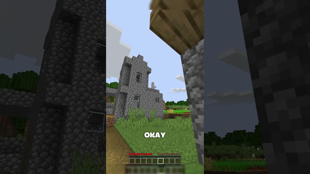 Villager is TERRIFIED of Minecraft Sheep