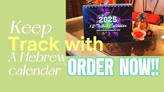 Order the New 2025 Hebrew Calendar