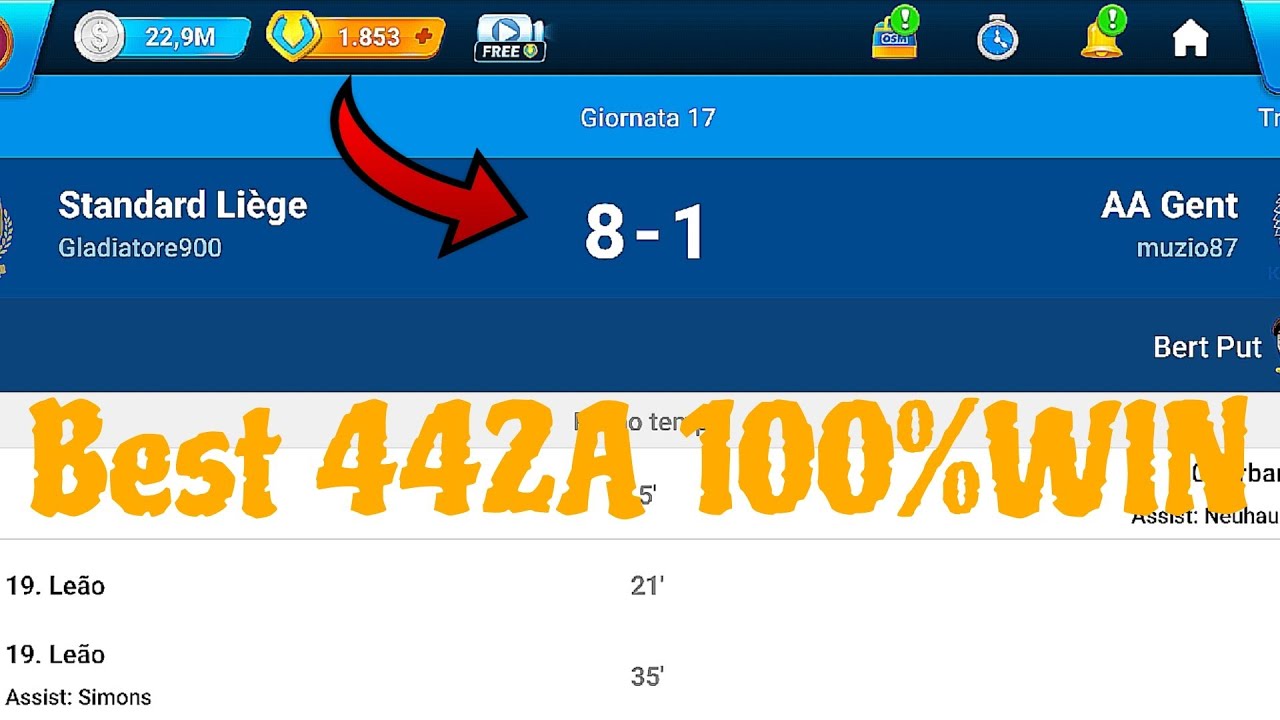 BEST 442A ON OSM 2024 (4+goal score)