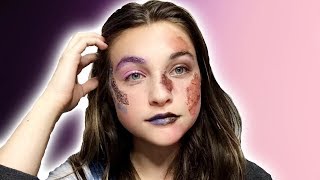 Split Face Halloween Makeup Tutorial | Liv Marie | The Arrow Faction