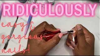 BTARTBOX 3-in-1 Soft Gel Nails White Nails French Tip 20 Minute Manicure on a Budget NO SKILL NEEDED screenshot 5