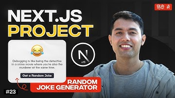 Build a Random Jokes Generator App in Next.js with API & Tailwind CSS