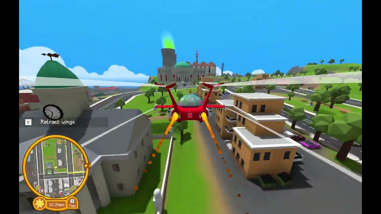 Wobbly Life flaing car