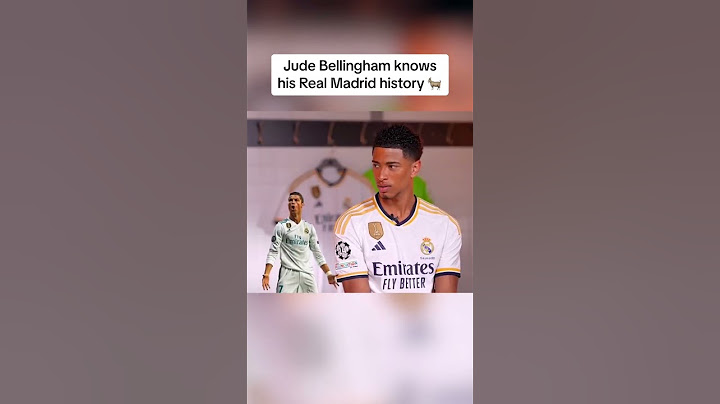 Jude Bellingham knows his Real Madrid history (via realmadridcf/TW) #shorts