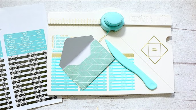  We R Memory Keepers Score Board, Multicolor, Mini Score Board  Score and Create Custom Envelopes Score Board for Paper Crafts Scoring Tool  Score and Trim Tool Scoring Tool for Envelopes Scoring