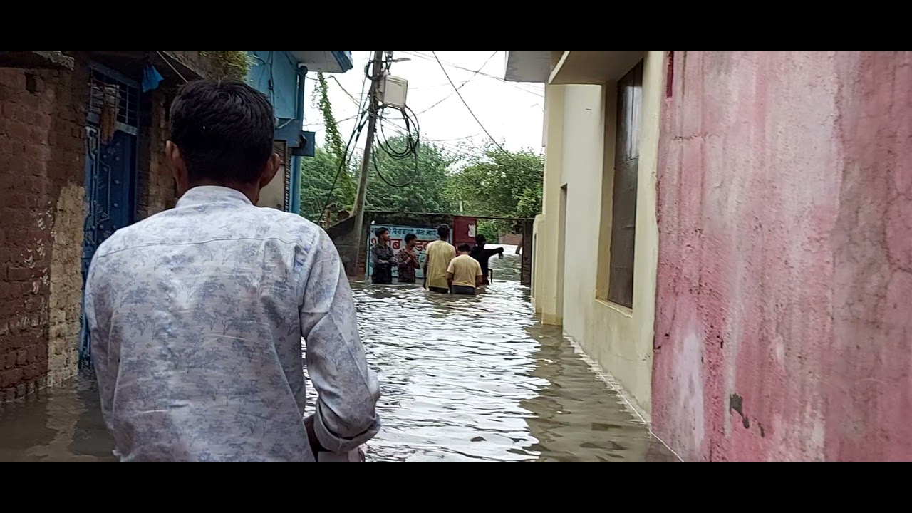 rudrapur m hua barsat se bura hal - YouTube