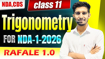 NDA 1 2026 Maths | Trigonometry Class 11 | Free NDA Batch – Rafale 1.0 | by Paramjeet sir