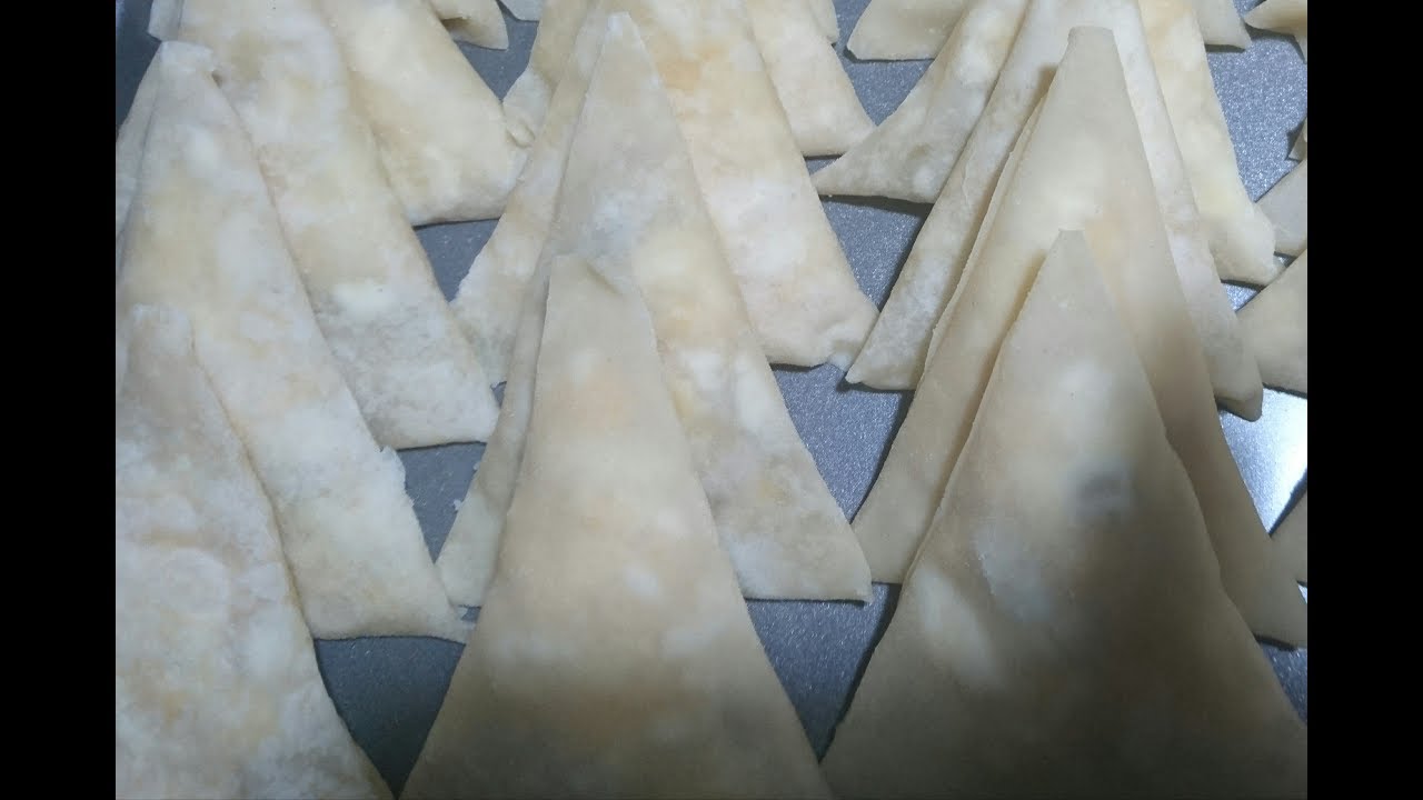 طريقة عمل عجينة السمبوسة (السمبوسك) بمكونين فقط  _  ادخلي وتاكدي بنفسك