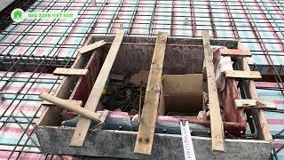 Nghiệm thu thép dầm sàn tầng mái nhà phố | công ty xây dựng uy tín Biên Hoà Đồng Nai #xaynhatrongoi