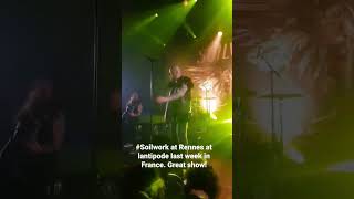 soilwork live at l'antipode at Rennes France