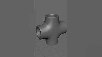 How to 3D Model REALLY EASY a Pipe in Autodesk Maya NO PINCH #3dmodeling #mayatutorial #hardsurface