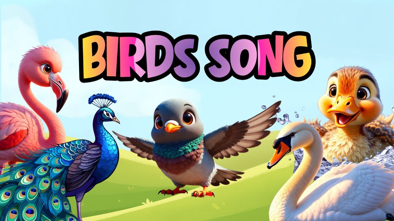 Learn Birds with Fun Song 🎶 | Bird Names for Kids