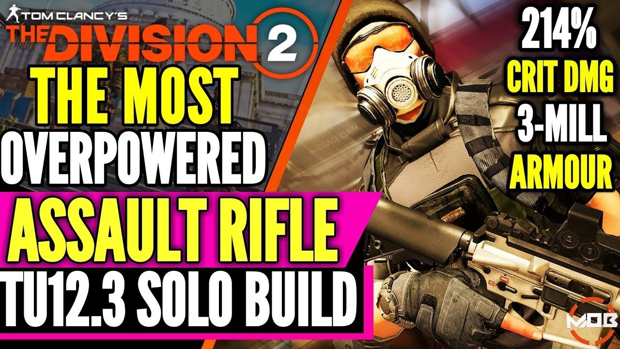The Division 2 | THE BEST SOLO PVE BUILD | GOD MODE EAGLE BEARER | DPS TANK ASSAULT RIFLE PVE BUILD