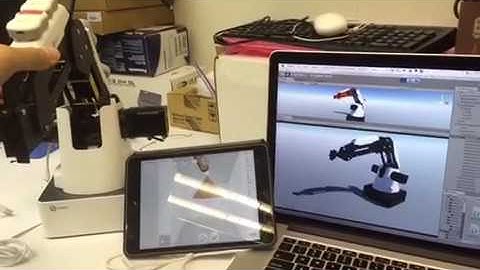 Dobot Robotic arm with motion sensor and Unity integration