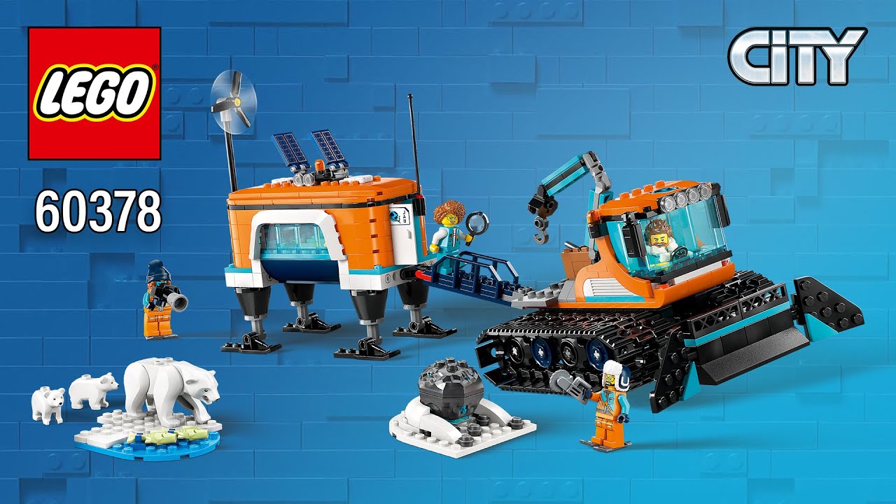 LEGO® City Arctic Explorer Truck and Mobile Lab (60378)[489 pcs