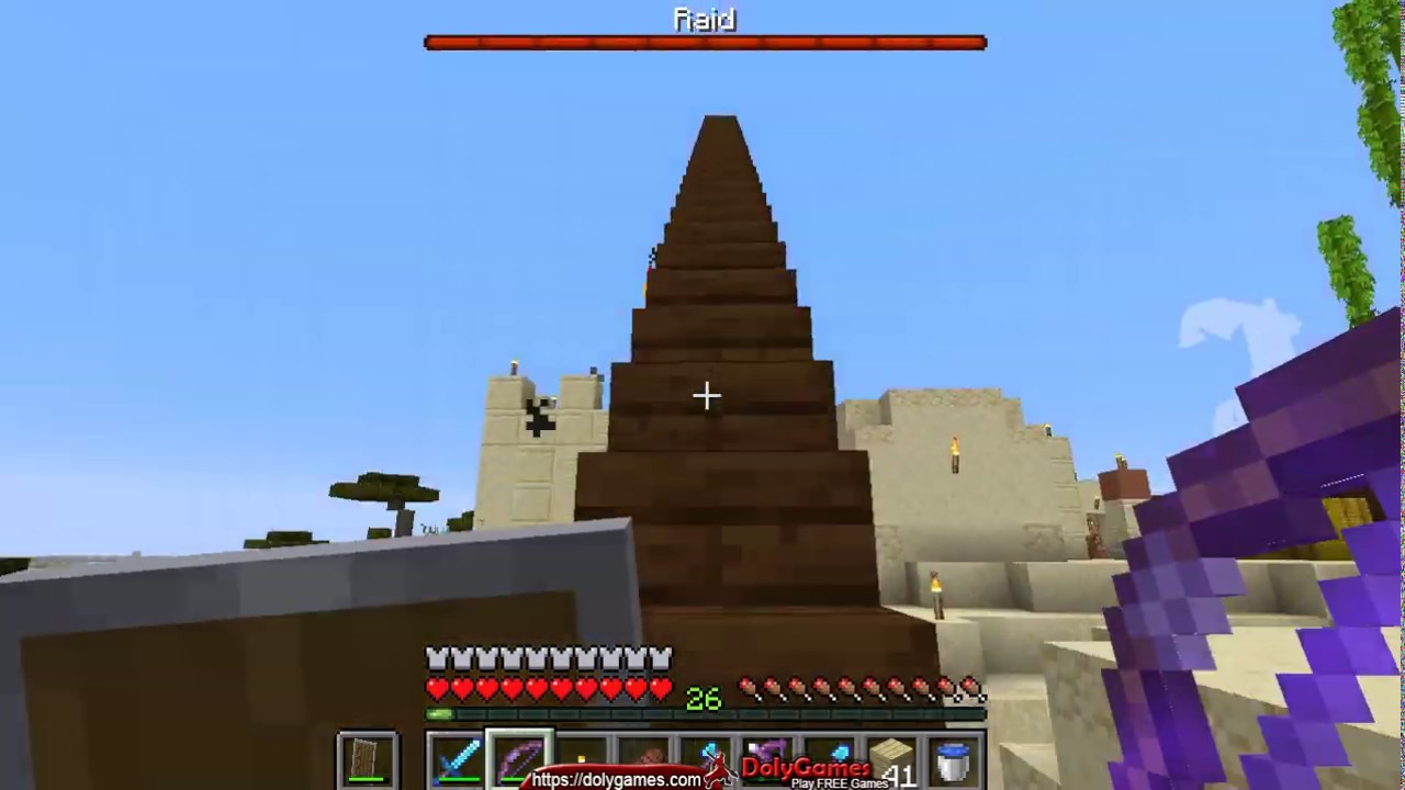 Raid Ravager Minecraft Adventure | Part 61 | Starting Village Raid + DIED by Ravager ...