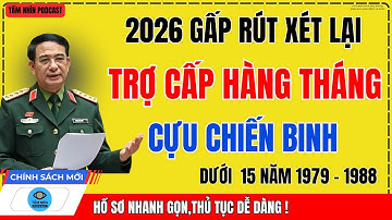 KHẨN THÁNG 12/2025: Cựu Chiến Binh 1979–1988 Được Xét Trợ Cấp – Ai Đủ Điều Kiện?