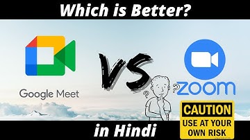 Google Meet vs Zoom in HINDI🔥🔥Comparison between Zoom vs Google Meet which is better