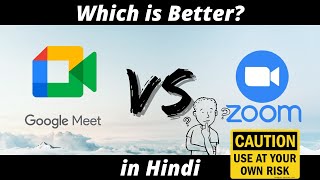 Google Meet vs Zoom in HINDIComparison between Zoom vs Google Meet which is better