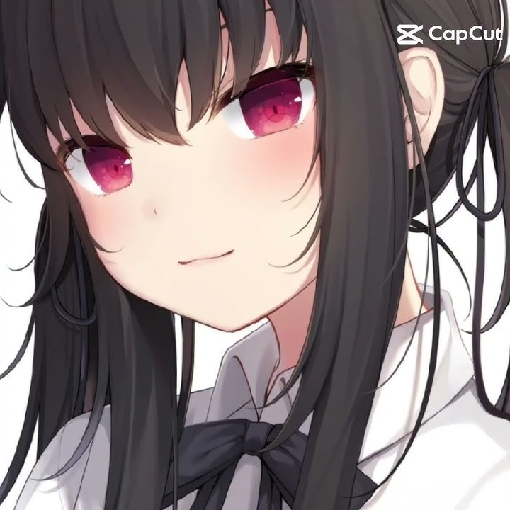 cute anime cat girl (edit)💜🖤