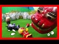アンパンマンおもちゃ☆アニメ　お正月イベント　獅子舞とバイキンマン　Aiueomocha Anpanman Toys