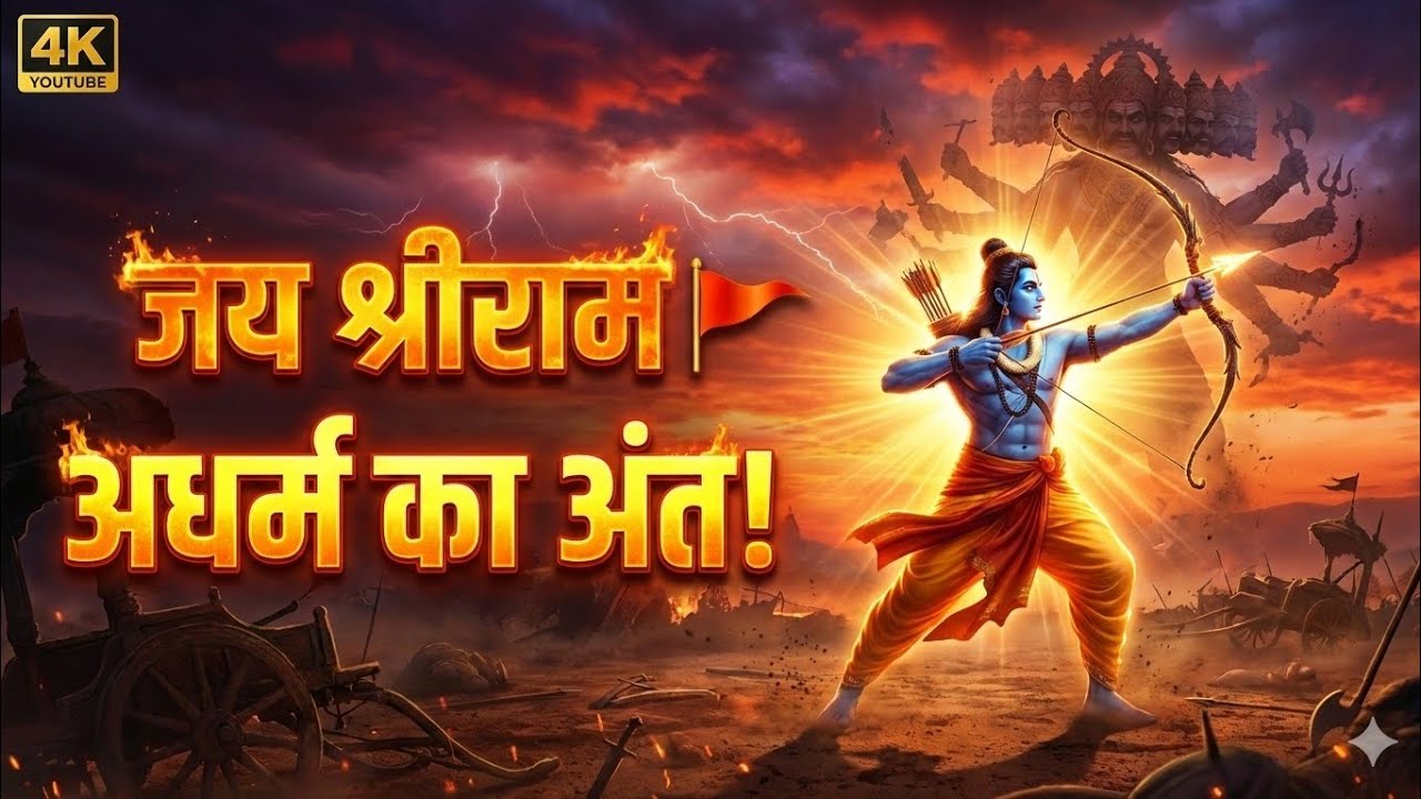 जय श्रीराम 🚩 | सबसे दमदार वीर रस चौपाई | Powerful Ram Bhakti Song 2026