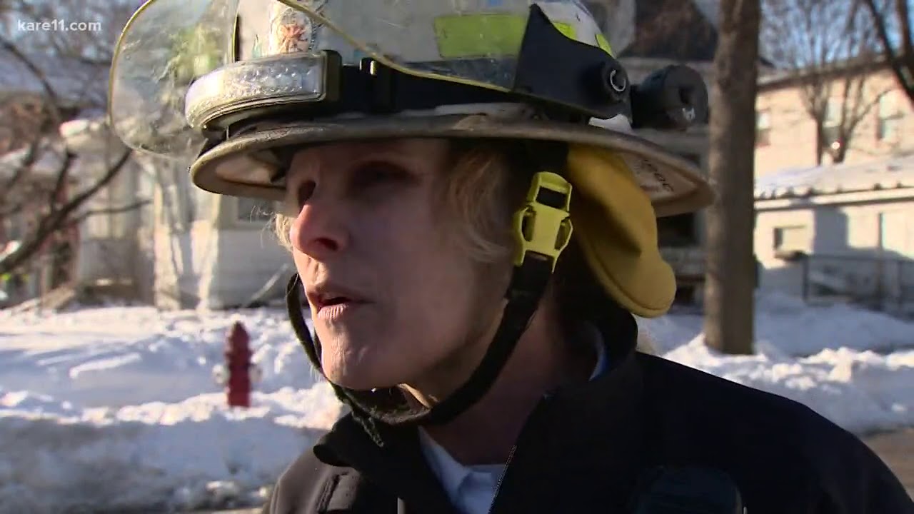 4 firefighters injured in Mpls. house fire - YouTube