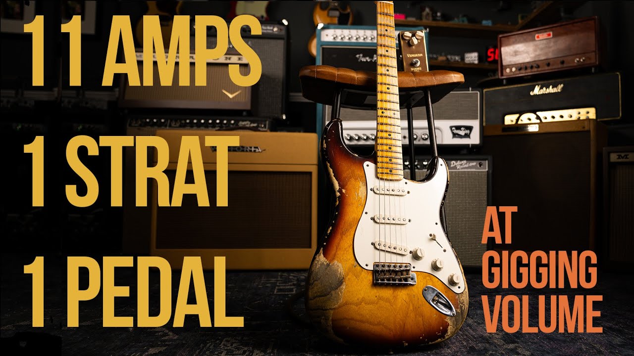 11 Different Amps, 1 Guitar at GIGGING VOLUME.. Two Rock, Magnatone