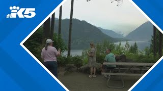 Hoodsport volunteers fear tourists will be scared off by Bear Gulch fire