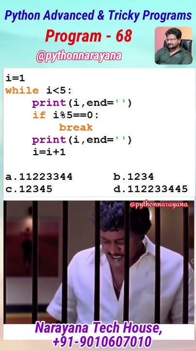 Python Advanced & Tricky Program - 68 - YouTube