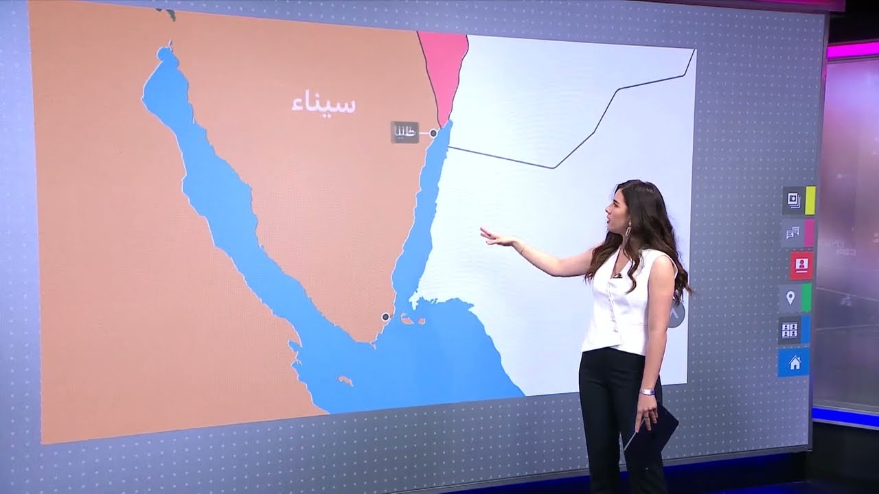 إسرائيليون يفرون من القصف عبر مصر