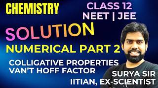 SOLUTION | Numerical PART 2 | CLASS 12 | CBSE-ISC | NEET | JEE | WBJEE | SURYA SIR | 2026-27
