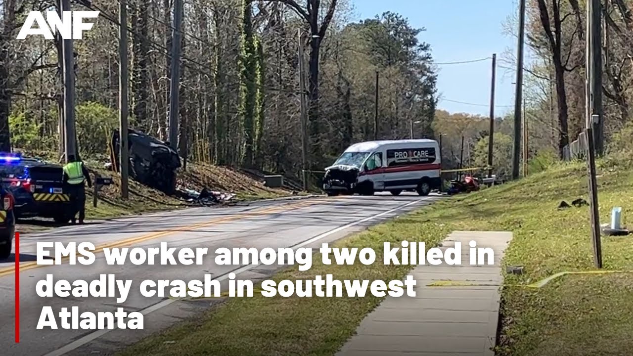 Two dead after crash involving emergency vehicle in southwest Atlanta