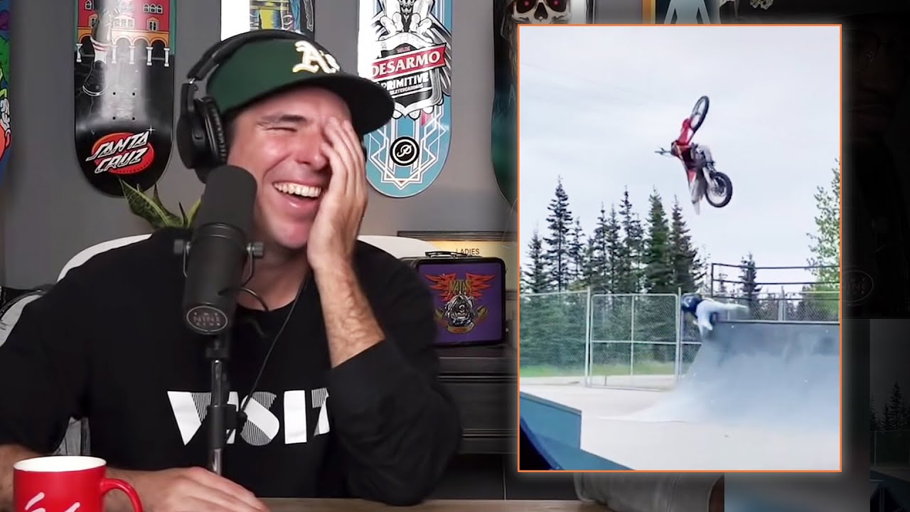 Nine Club Reacts To Motorcycle Fails At Skateparks!