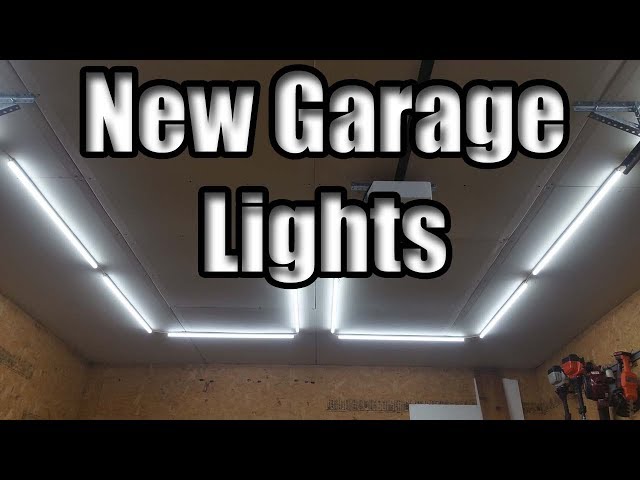The best cheap Shop Lights - Amazon Barrina LED Light Review and Garage  Install - YouTube